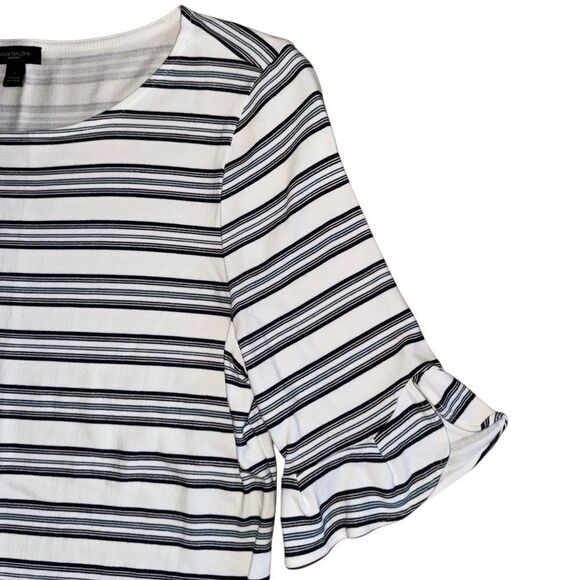 Ann Taylor Women's Striped Blouse Size Large - Picture 3 of 6